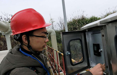 污水處理行業\聯測pH、電磁服役于浙江建業化工污水處理站