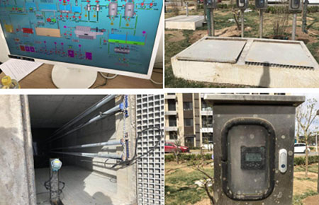 聯測水質分析儀應用于小區污水處理站